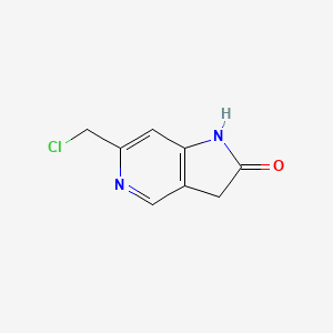 6-(Chloromethyl)-1,3-dihydro-2H-pyrrolo[3,2-C]pyridin-2-one