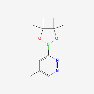 5-Methyl-3-(4,4,5,5-tetramethyl-1,3,2-dioxaborolan-2-YL)pyridazine