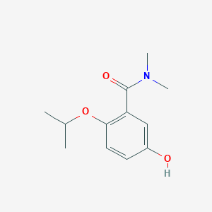 molecular formula C12H17NO3 B14846415 5-Hydroxy-2-isopropoxy-N,N-dimethylbenzamide 