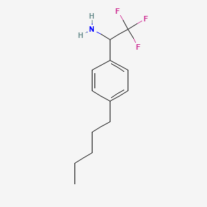 2,2,2-Trifluoro-1-(4-pentyl-phenyl)-ethylamine