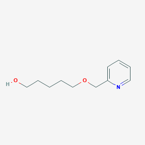 molecular formula C11H17NO2 B1484644 5-(Pyridin-2-ylmethoxy)pentan-1-ol CAS No. 2131203-90-0