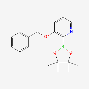 3-(Benzyloxy)-2-(4,4,5,5-tetramethyl-1,3,2-dioxaborolan-2-YL)pyridine