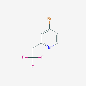 4-Bromo-2-(2,2,2-trifluoroethyl)pyridine