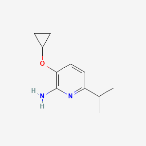 3-Cyclopropoxy-6-isopropylpyridin-2-amine