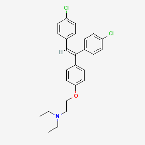 2-(4-(1,2-Bis(4-chlorophenyl)vinyl)phenoxy)-N,N-diethylethan-1-amine