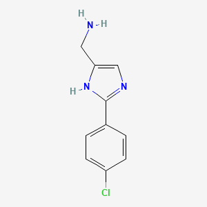 (2-(4-Chlorophenyl)-1H-imidazol-5-YL)methanamine