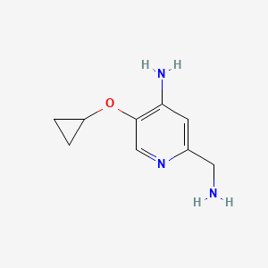 2-(Aminomethyl)-5-cyclopropoxypyridin-4-amine