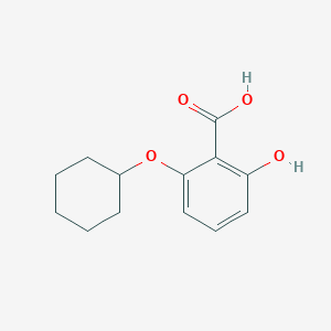 2-(Cyclohexyloxy)-6-hydroxybenzoic acid