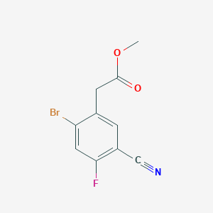 Methyl 2-bromo-5-cyano-4-fluorophenylacetate