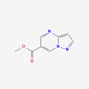 molecular formula C8H7N3O2 B1484671 吡唑并[1,5-a]嘧啶-6-羧酸甲酯 CAS No. 1823931-39-0