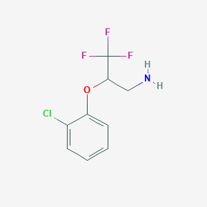 2-(2-Chloro-phenoxy)-3,3,3-trifluoro-propylamine