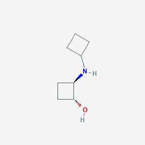 trans-2-(Cyclobutylamino)cyclobutan-1-ol