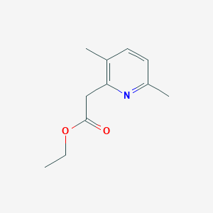 molecular formula C11H15NO2 B14846740 Ethyl (3,6-dimethylpyridin-2-YL)acetate 