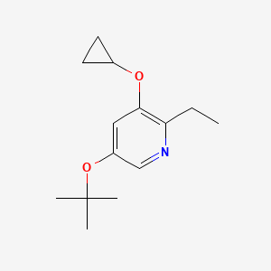 5-Tert-butoxy-3-cyclopropoxy-2-ethylpyridine