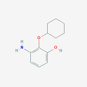 3-Amino-2-(cyclohexyloxy)phenol