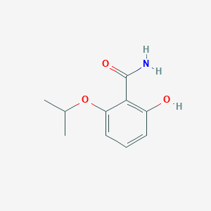 molecular formula C10H13NO3 B14846809 2-Hydroxy-6-isopropoxybenzamide 