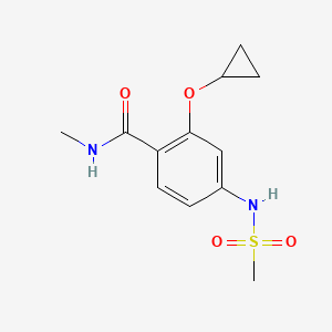 2-Cyclopropoxy-N-methyl-4-(methylsulfonamido)benzamide