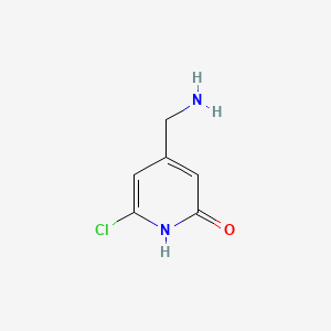 4-(Aminomethyl)-6-chloropyridin-2-OL