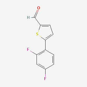 5-(2,4-Difluorophenyl)thiophene-2-carbaldehyde