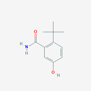 2-Tert-butyl-5-hydroxybenzamide