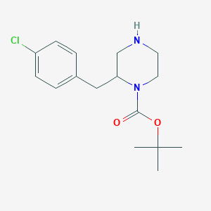 2-(4-Chloro-benzyl)-piperazine-1-carboxylic acid tert-butyl ester