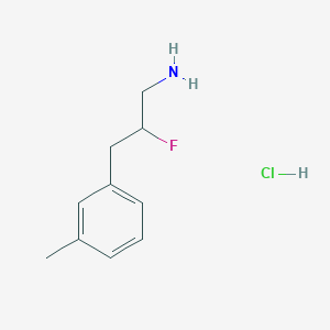 molecular formula C10H15ClFN B1484692 盐酸 2-氟-3-(3-甲基苯基)丙-1-胺 CAS No. 2098018-40-5