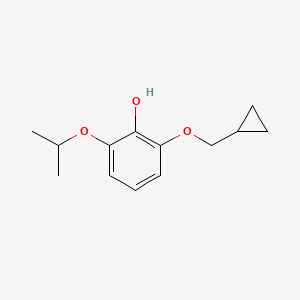 2-(Cyclopropylmethoxy)-6-isopropoxyphenol