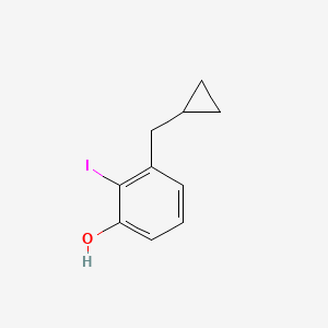 3-(Cyclopropylmethyl)-2-iodophenol