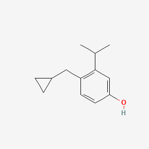 4-(Cyclopropylmethyl)-3-isopropylphenol