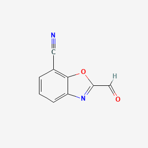 2-Formyl-1,3-benzoxazole-7-carbonitrile