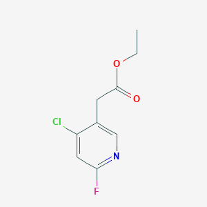 Ethyl 4-chloro-2-fluoropyridine-5-acetate