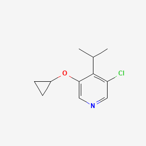 3-Chloro-5-cyclopropoxy-4-isopropylpyridine