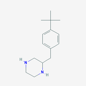 molecular formula C15H24N2 B14847081 2-(4-Tert-butyl-benzyl)-piperazine 