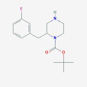 Tert-butyl 2-(3-fluorobenzyl)piperazine-1-carboxylate