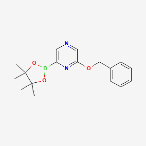 2-(Benzyloxy)-6-(4,4,5,5-tetramethyl-1,3,2-dioxaborolan-2-YL)pyrazine