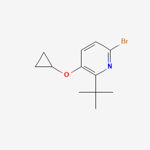 6-Bromo-2-tert-butyl-3-cyclopropoxypyridine