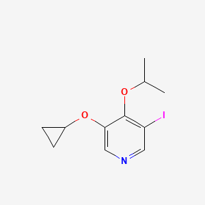 3-Cyclopropoxy-5-iodo-4-isopropoxypyridine