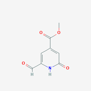 Methyl 2-formyl-6-hydroxyisonicotinate