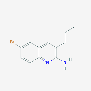 2-Amino-6-bromo-3-propylquinoline