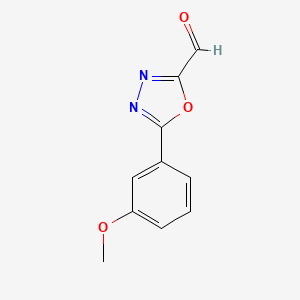 5-(3-Methoxyphenyl)-1,3,4-oxadiazole-2-carbaldehyde