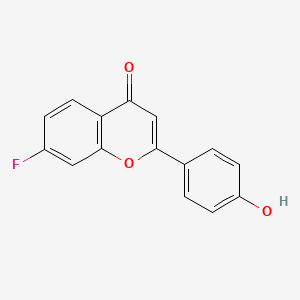 7-Fluoro-2-(4-hydroxyphenyl)-4H-chromen-4-one