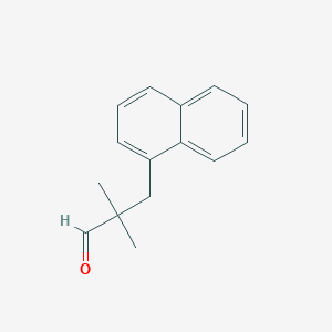 molecular formula C15H16O B1484737 2,2-Dimethyl-3-(naphthalen-1-yl)propanal CAS No. 2027763-86-4