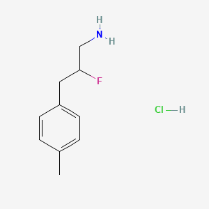 molecular formula C10H15ClFN B1484739 2-Fluoro-3-(4-methylphenyl)propan-1-amine hydrochloride CAS No. 2098005-98-0