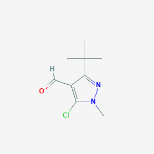 3-Tert-butyl-5-chloro-1-methyl-1H-pyrazole-4-carbaldehyde