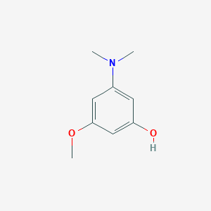 molecular formula C9H13NO2 B14847418 3-(Dimethylamino)-5-methoxyphenol CAS No. 56825-85-5