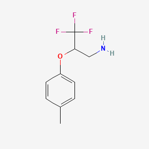 3,3,3-Trifluoro-2-P-tolyloxy-propylamine