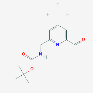 Tert-butyl [6-acetyl-4-(trifluoromethyl)pyridin-2-YL]methylcarbamate