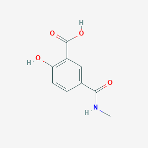 molecular formula C9H9NO4 B14847483 2-Hydroxy-5-(methylcarbamoyl)benzoic acid 