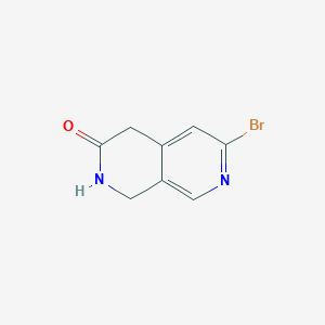 6-Bromo-1,4-dihydro-2,7-naphthyridin-3(2H)-one