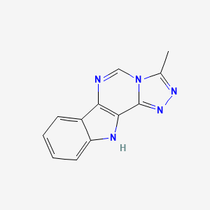 molecular formula C12H9N5 B14847492 5-methyl-3,4,6,8,16-pentazatetracyclo[7.7.0.02,6.010,15]hexadeca-1(9),2,4,7,10,12,14-heptaene 